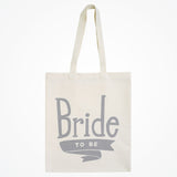 Bride-to-be tote bag (grey) - Liberty in Love