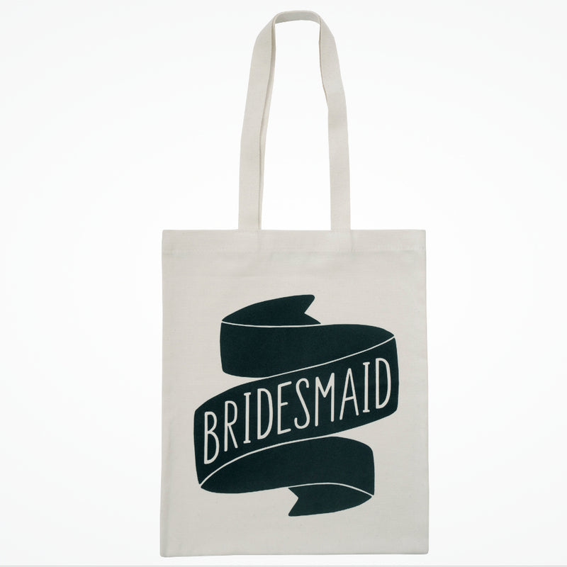 Bridesmaid tote bag (black) - Liberty in Love