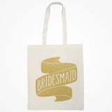 Bridesmaid tote bag (gold glitter) - Liberty in Love