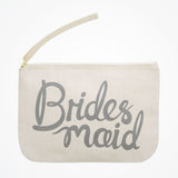 Bridesmaid pouch (grey) - Liberty in Love
