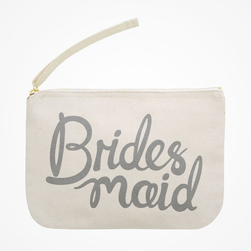 Bridesmaid pouch (grey) - Liberty in Love