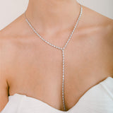 Calixta crystal lariat necklace - Liberty in Love