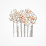 Calla pearl and crystal floral hair comb - Liberty in Love