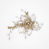 Camilla gold floral hair clip - Liberty in Love