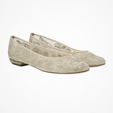 Camille embroidered tulle ballerina flats - Liberty in Love