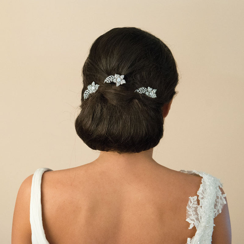Cassie flower and leaf hair comb - Liberty in Love