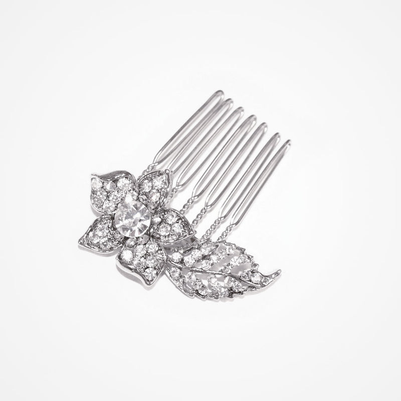 Cassie flower and leaf hair comb - Liberty in Love