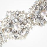 Cecily pearl and diamante floral motif headband - Liberty in Love