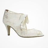 Chantilly low lace bridal shoe boots - Liberty in Love