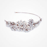 Charade pearl and crystal blossoms headpiece (rose gold) - Liberty in Love