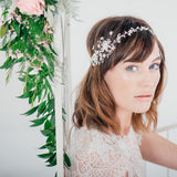 Charlie clustered pearl blossoms hair vine - Liberty in Love