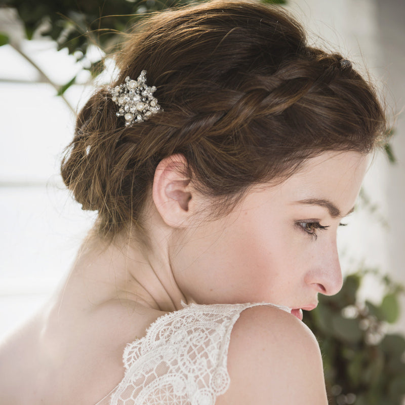 Charlotte pearl and crystal comb - Liberty in Love