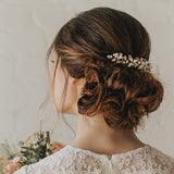 Chasca crystal and pearl hair comb - Liberty in Love