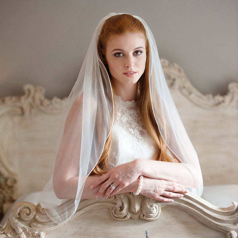 Cheerfulness diamante tulle veil - Liberty in Love