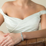 Cherish cubic zirconia flower bracelet - Liberty in Love