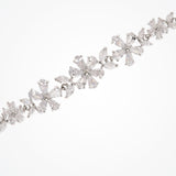 Cherish cubic zirconia flower bracelet - Liberty in Love