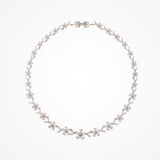 Cherish cubic zirconia flower necklace - Liberty in Love
