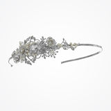Cherish crystal and pearl floral bridal headband - Liberty in Love