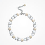 Eva pearl, swarovski crystal and diamante bracelet - Liberty in Love