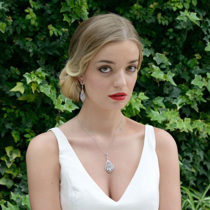 Chinatown crystal pendant necklace - Liberty in Love