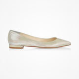 Chloe champagne suede flat shoes - Liberty in Love