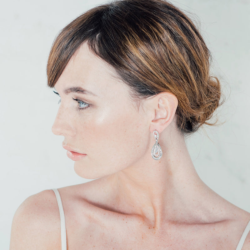 Chrysler crystal drop earrings - Liberty in Love