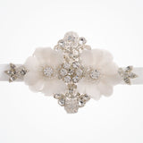 Clementine floral and crystal headpiece - Liberty in Love