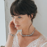 Clustered crystals necklace - Liberty in Love