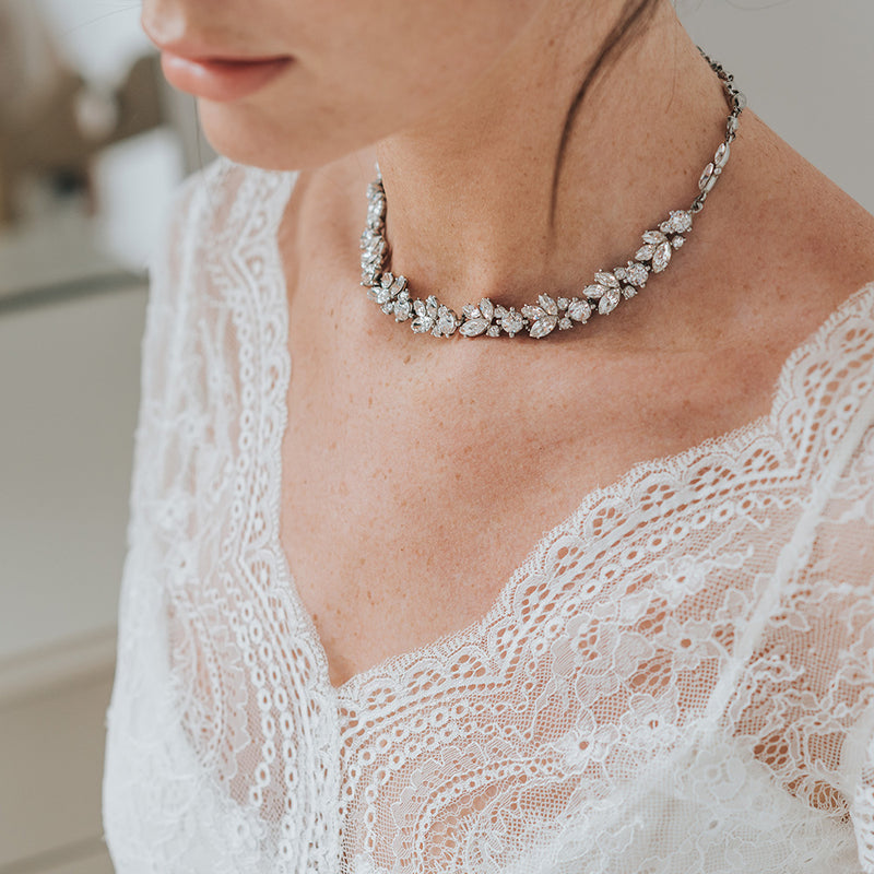 Clustered crystals necklace - Liberty in Love