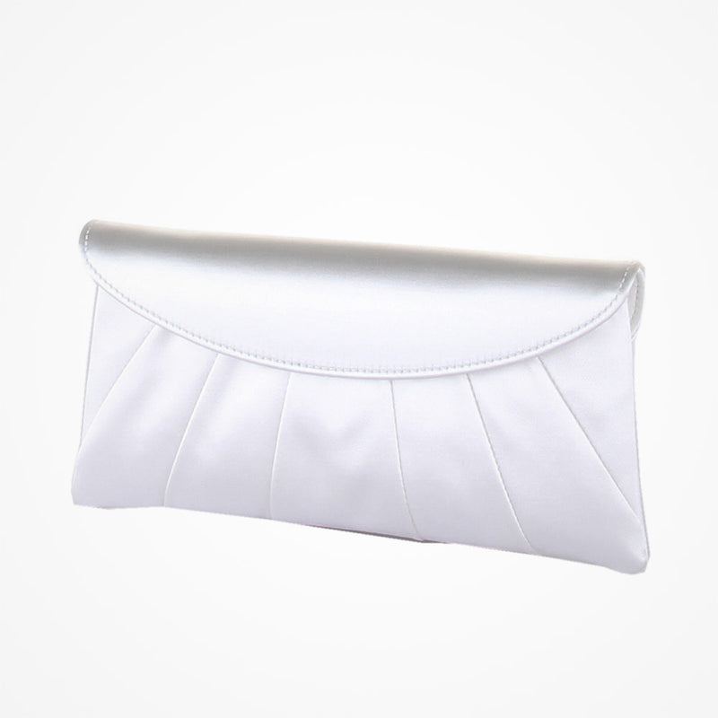 Cocktail pleated satin clutch - Liberty in Love