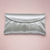 Cocktail pleated satin clutch - Liberty in Love