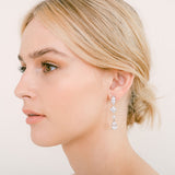Cooper crystal linear drop earrings - Liberty in Love