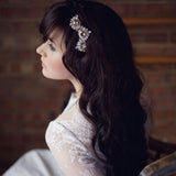 Coppelia golden shadow crystal headpiece - Liberty in Love