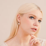 Cora CZ teardrop earrings (gold) - Liberty in Love