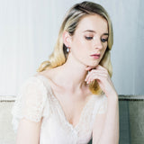 Cora CZ teardrop earrings (rose gold) - Liberty in Love