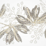 Cora silver leaves and sprigs hair clip - Liberty in Love