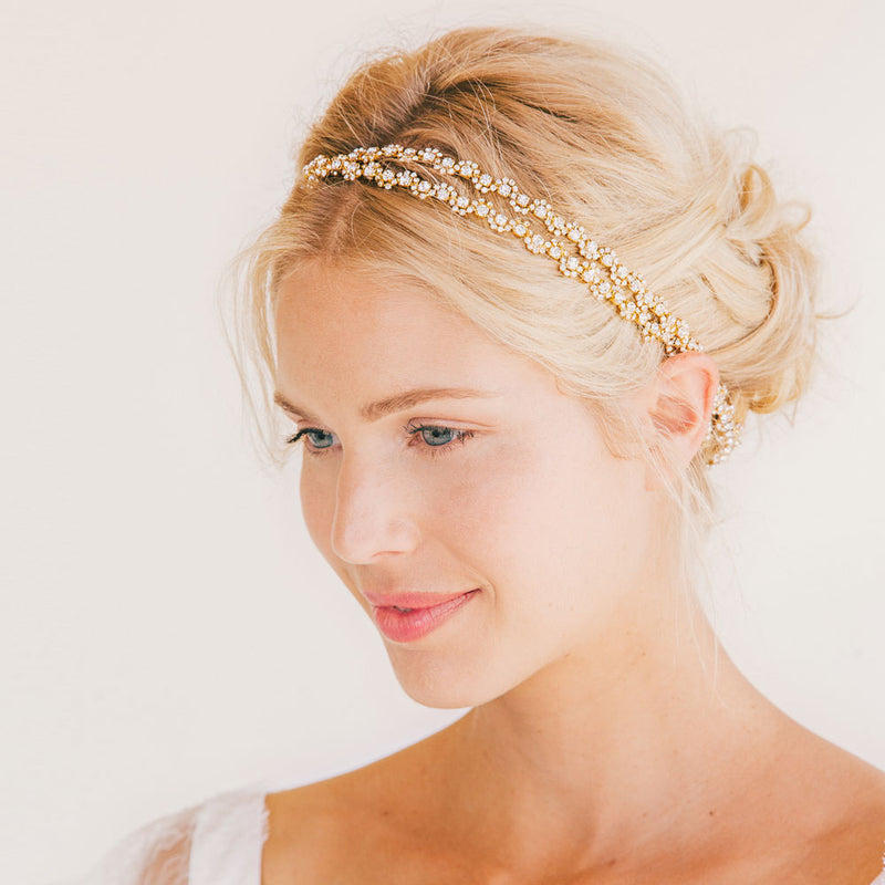 Coral bohemian headpiece - Liberty in Love
