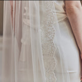 Coralbells floral lace edge veil - Liberty in Love