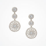Coram triple crystal drop earrings - Liberty in Love