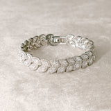 Cordelia crystal leaves bracelet - Liberty in Love