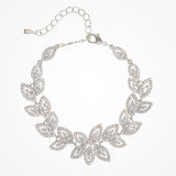 Cordelia crystal leaves bracelet - Liberty in Love
