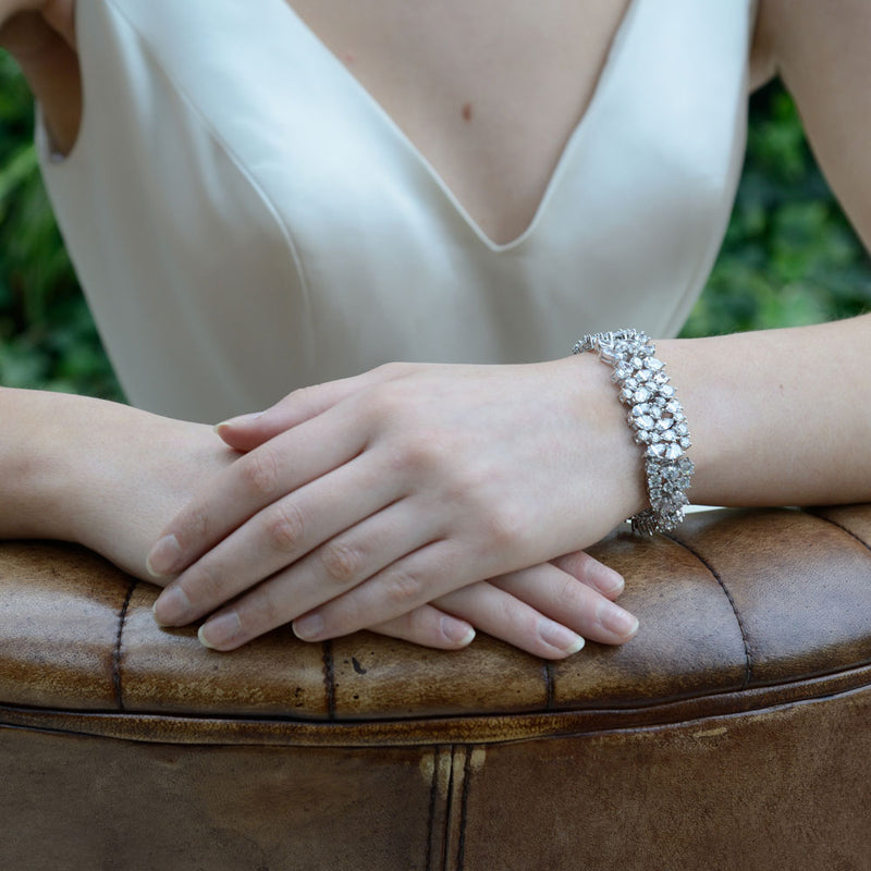 Côte d'Azur cubic zirconia bracelet - Liberty in Love