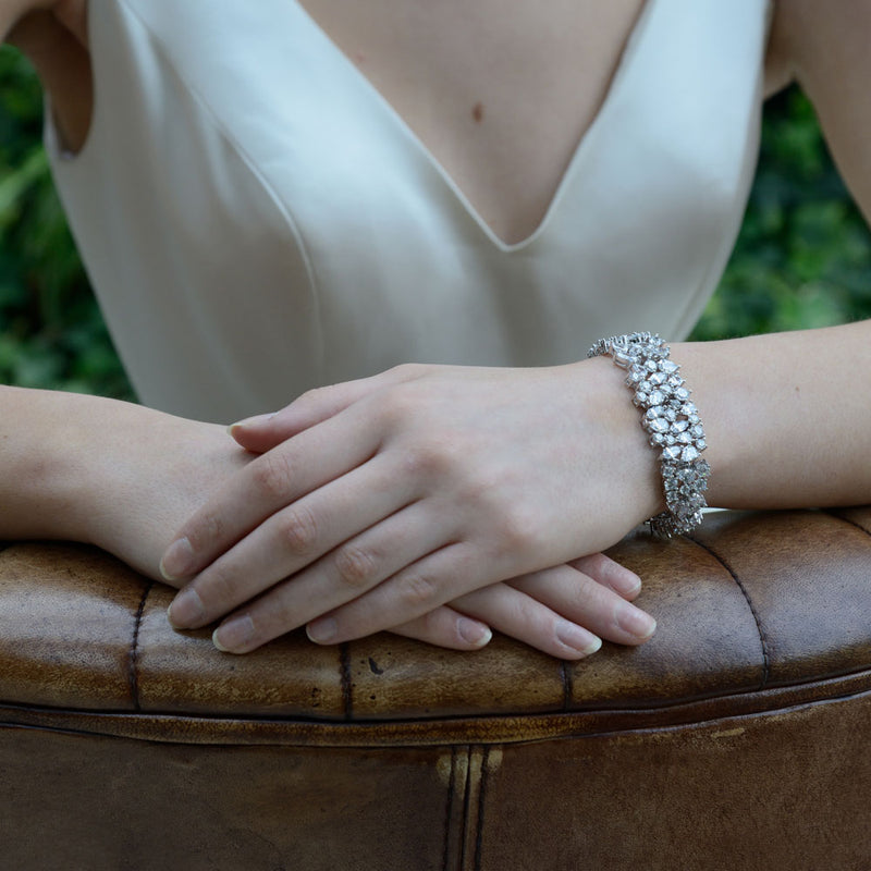 Côte d'Azur cubic zirconia bracelet - Liberty in Love