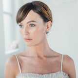 Crystal and baroque pearl droplet earrings - Liberty in Love