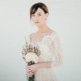 Crystal and pearl chandelier bridal statement earrings - Liberty in Love