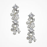 Crystal cluster drop earrings - Liberty in Love