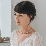 Crystal elegance pearl necklace - Liberty in Love
