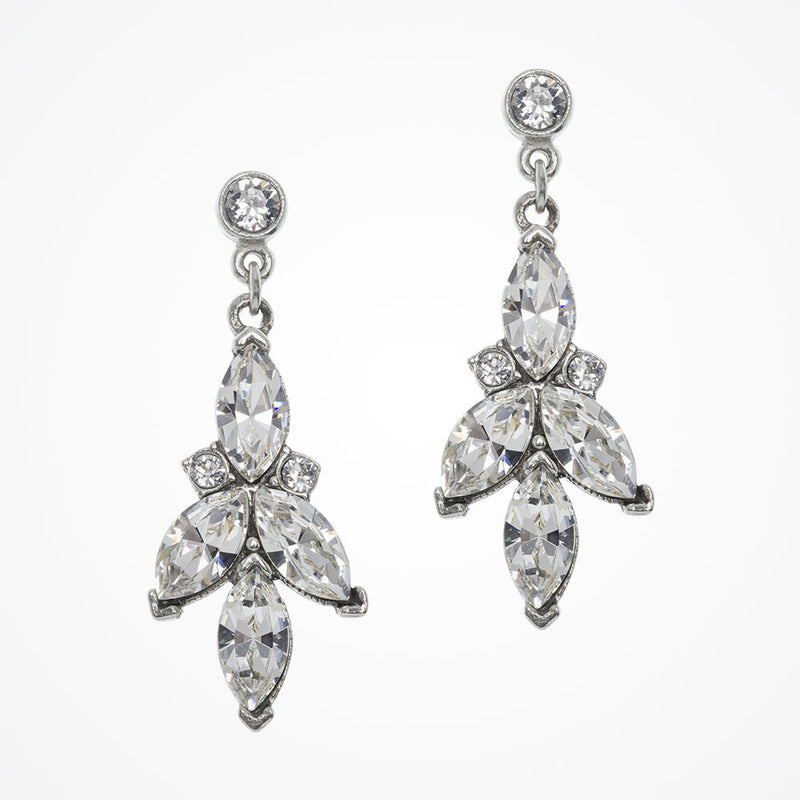 Crystal lily earrings - Liberty in Love