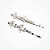 Crystal wedding hair slides - Liberty in Love
