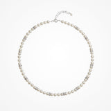 Crystal elegance pearl necklace - Liberty in Love